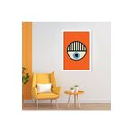 GAAGART Tekli Ahşap Lamine Çerçeveli Mdf Tablo Renkli Tekli Göz 50 x 70 gartNM7603