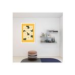 GAAGART Tekli Ahşap Lamine Çerçeveli Mdf Tablo Sarı Çiçekler 18 x 23 gartNM7942