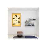 GAAGART Tekli Ahşap Lamine Çerçeveli Mdf Tablo Sarı Çiçekler 30 x 40 gartNM7940