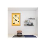 GAAGART Tekli Ahşap Lamine Çerçeveli Mdf Tablo Sarı Çiçekler 40 x 60 gartNM7941