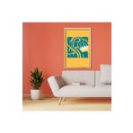 GAAGART Tekli Ahşap Lamine Çerçeveli Mdf Tablo Sarı Ters Lale 50 x 70 gartNM7954