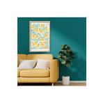 GAAGART Tekli Ahşap Lamine Çerçeveli Mdf Tablo Sarı Ters Laleler 30 x 40 gartNM7810
