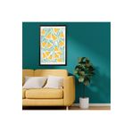 GAAGART Tekli Ahşap Lamine Çerçeveli Mdf Tablo Sarı Ters Laleler 50 x 70 gartNM7807
