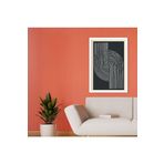 GAAGART Tekli Ahşap Lamine Çerçeveli Mdf Tablo Siyah Beyaz Girdap 30 x 40 gartNM7678