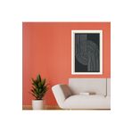 GAAGART Tekli Ahşap Lamine Çerçeveli Mdf Tablo Siyah Beyaz Girdap 50 x 70 gartNM7680