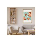 GAAGART Tekli Ahşap Lamine Çerçeveli Mdf Tablo Soyut Ateş Dikeni 18 x 23 gartNM7851