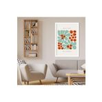 GAAGART Tekli Ahşap Lamine Çerçeveli Mdf Tablo Soyut Ateş Dikeni 30 x 40 gartNM7848