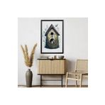 GAAGART Tekli Ahşap Lamine Çerçeveli Mdf Tablo Yalı Çapkını Kuşu 18 x 23 gartNM7964