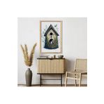 GAAGART Tekli Ahşap Lamine Çerçeveli Mdf Tablo Yalı Çapkını Kuşu 18 x 23 gartNM7971