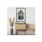 GAAGART Tekli Ahşap Lamine Çerçeveli Mdf Tablo Yalı Çapkını Kuşu 40 x 60 gartNM7967