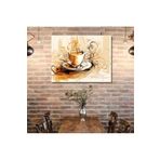 Gaagart Tekli Yatay Kanvas Mutfak Tablosu Kahve Köşesi Bohem Coffee, 40 X 30