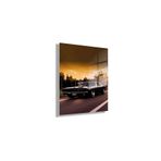 Gaagart Temperli Cam Tablo 1970 Dodge Charger Araba Fotoğrafı, 40 X 60