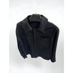 Gabardin Kumaş Ceket - XL - Siyah