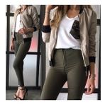 Gabardin Kumaş Yüksek Bel Pantolon 90 Cm 4XLbel40cm