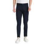 Gabardin Pamuklu Erkek Slim Fit Kalıp Yetişkin Chino Pantolon Lacivert 34