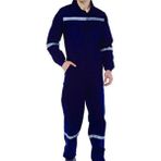 Gabardine 16/12 Gabardin Yazlık Pamuklu Iş Tulumu - Mavi - 2XL