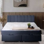 Gabba Baza Başlık Letto Yatak Seti, Lacivert, 90X200