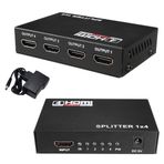 Gabble GAB-HS04 4 Port HDMI Splitter
