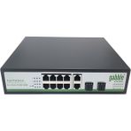 Gabble GAB-P82GGS 10/100/1000M 8 Port Poe Switch + 2X1000M Uplınk + 2xsfp 120W