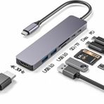 Gabble GAB-TY601 TYPE-C TO 3.0 6 IN 1 USB + HDTV 4K Çevirici
