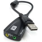 GABBLE GAB-USC91 7.1 KANAL 15CM SİYAH USB SES KARTI