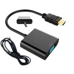 Gabble Hdmı To Vga Çevirici 1080P | 3.5Mm Ses Çıkışlı | Hdmı Erkek Vga Dişi