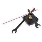 Gadpiparty 1 Set Saat Hareketi Tamir Takımı Sessiz Kuvars Motor Mekanizması Yedek Parçaları Uzun Kısa Şaft DIY Duvar Saati Elleri Vintage Modern Zamanlayıcı Için Set