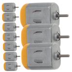 Gadpiparty 10 Adet Motor Elektrik Motoru Şaft 3v Dc Rc Oyuncaklar Model Arabalar Bilim Için