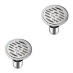 Gadpiparty 2 yer sifonu mutfak lavabo süzgeçleri kitchen sink filter lavabo süzgeci Yer süzgeci mutfak Duş süzgeci paslanmaz çelik tahliye süzgeci Drenaj için küvet saç yakalayıcı