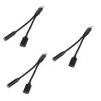 Gadpiparty 3 Parça typec kulaklık şarj adaptörü type-c dönüştürücü Type-C kulaklık adaptörü USB kulaklıklar taşınabilir USB adaptörü şarjlı kulaklık adaptörü Şarj etmek