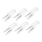 Gadpiparty 3 Set G9 Halojen Lamba Mikrodalga Fırını Fırın Lambası Fırın Halojen Lambası Fırın Halojen Lamba Ampulü Cihaz Ampulü Fırın Halojen Ampul G9 40w Halojen ışık Bardak 6 Adet*3