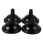 Gadpiparty 4 Adet retro avize hafif taban plakası tavan plaka kapağı fikstür kapak plakası tavan ışığı plakası sarkıt ışık için donanım Sizi geri kaplayan yüksek kaliteli çelik Siyah