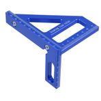 Gadpiparty 45 90 Marangozluk Cetvel Güvenlik Cetveli Ağaç İşleme Ölçme Araçları Açı Cetvel Açı Ölçme Aracı Slayt Cetveli Metal Kare Alüminyum Cetvel Marangoz 2 In 1 Gönye Ölçme Aracı