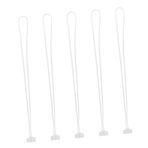 Gadpiparty 5 Adet Kulaklık Anti-kayıp Kordonu Kulaklik Wireless Kulaklık Kulaklık Kulaklık Kablosuz Kulaklık Mıknatıs Silika Jeli Manyetik Çekim Üç Nesil Anti-kayıp Hat Beyaz