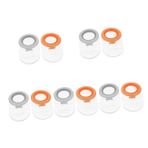Gadpiparty 5 Set Çok Fonksiyonlu Ev Kulp Kolu Tuvalet Kapağı Kaldırıcı Kolu Açacağı (gri Beyaz + Sıcak Turuncu Her Biri 1 Adet) 2 Adet/paket Kiti Daha Sıcak Klozet Yükselticiler 2 Adet*5