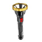 Gadpiparty el feneri torch led profesyonel el fenerleri LED Işık kamp için flaş ışıkları şarj edilebilir lamba far şarj edilebilir pil şarjlı ampul kamp feneri kamp meşalesi karın kası Golden