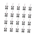 Gadpiparty Fil Anahtarlıklar - 20 Adet Panda Şekilli Pvc Anahtarlık Asılı Kolye Anahtarlıklar Çanta Sırt Çantası Için Şık Anahtarlık Benzersiz Dekoratif Mücevher Aksesuarı