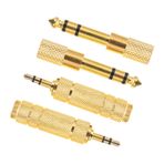 Gadpiparty Gitar Amplifikatörü 4 Adet Adaptör Masaüstü Hoparlör Standları Telefon Jak? Adapt?rü Açık Yer Karoları Gitar Mikrofonu Stereo Amfi 3.5mm Adapt?rü Ses Ekipmanı Usb Çinko Alaşım