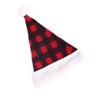 Gadpiparty Noel Dekorasyon Şapka Yetişkin Çocuklar Için Noel Baba Şapkası Noel Bere Noel Partisi Iyilik Noel Partisi Şapkası Noel Santa Kostüm Yule Ağacı Kaban Altın Kadife Balo Ekose Şapka