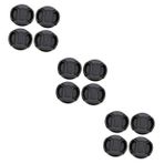 Gadpiparty Objektif Kapağı 12 Adet kamera lens kapağı fotoğraf makinesi su sıçramasına dayanıklı SLR kamera başlığı kamera merceği plastik Lens Koruyucuları