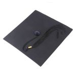 Gadpiparty Polyester Siyah Mezuniyet Kepi 24x24cm Tahta Ayarlanabilir Boyut Püsküller Kolej Okul Disko Kostümleri Için Aksesuar