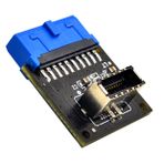 Gadpiparty Yedek Ön Panel Soketi Tip-c - Usb Adaptörü 19pin - Tip-e Dönüştürücü Yüksek Hızlı Veri Transferi Bilgisayar Malzemesi