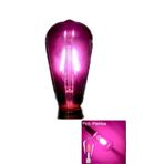 GAE 4 W PEMBE IŞIK 4 FLAMANLI RUSTİK E27 DUY LED AMPÜL RENKLİ 1 ADET