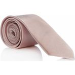 Gaffy SS-39 Pudra Pembe Slim Fit Düz Renk Mendilli Saten Kravat