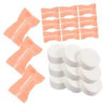 GAFOKI 50 Parça Sıkıştırılmış Havlu Tuvalet Kağıdı Tabletleri Tek Kullanımlık Banyo Havluları Yumuşak ıslak Mendil Yürüyüş Havlusu Beyaz Banyo Havlusu Yüzünü Sil Bebek Spunlace Dokunmamış