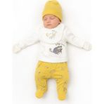 Gagarikids %100 Organik Pamuk Hastane Çıkışı 5li Set Anne Çantasına Hazır - Yenidoğan - Sarı