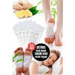 Gaggani 20 Adet Kaliteli Detoks Ayak Bandı Sağlık İçin En İyi Seçim, Sigara Bırakma Rahat Nefes
