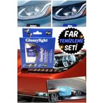 Gaggani Araba Motor Cam Film Temizleme Parlatma Cila Seti Profesyonel Araba Farı Buğ Çizik Komple Parlak
