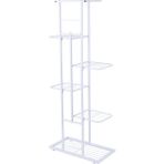 Gahome 6-Tier Ekran Raf Saksılar Raf Bitki Standı Saksı Merdiveni (Yurt Dışından) - Beyaz
