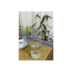 Gaia 6'lı Kahve Yanı Su Bardağı - Beyaz - 110 ml